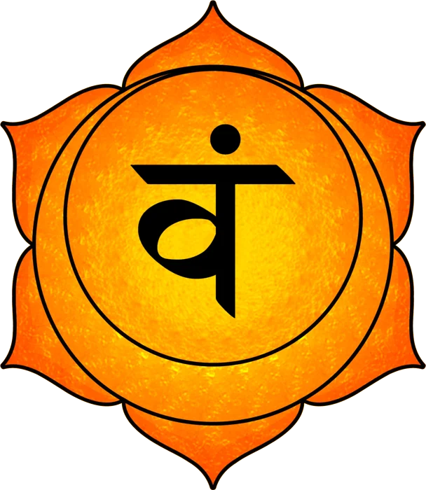Sakralchakra (Svadhisthana) – Chakra-Symbol in Orange